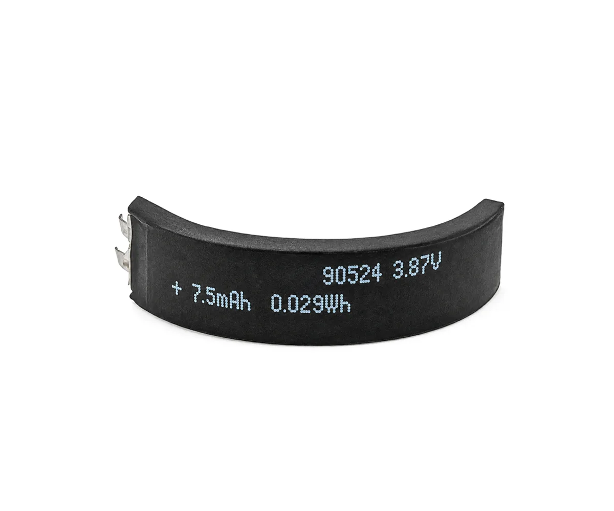 Curved Ring-Shaped Battery